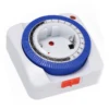 1PCS Countdown Cycle Socket EU 24 Hour Timer Mechanical Switch Timer Programmable Loop Switch Socket Auto Turn On Off 3