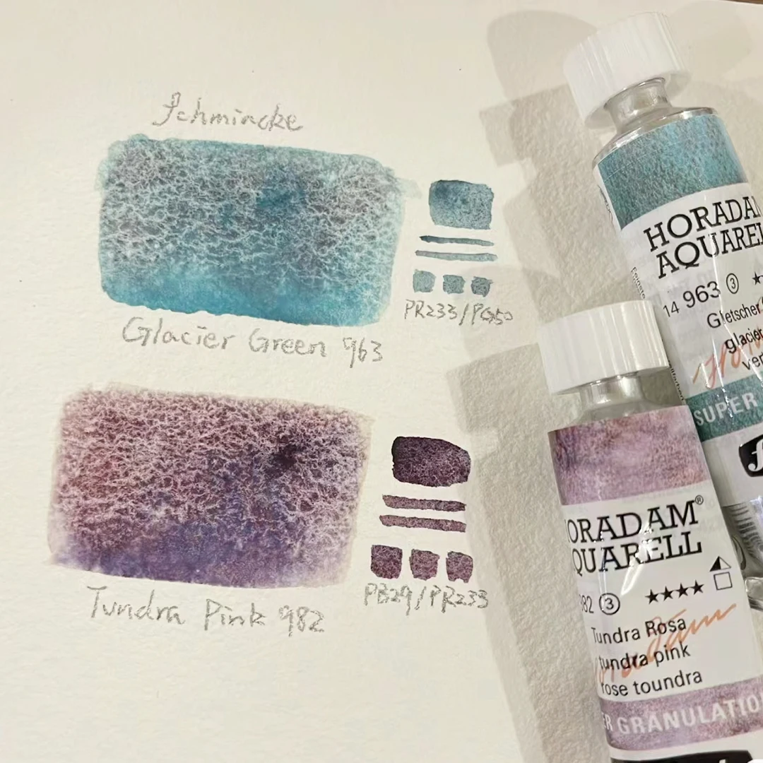 Schminck Precipitation Layered Watercolor 15ML Tin Tube Original Acuarela Artist Painter Student Drawing Art Supplies Limited