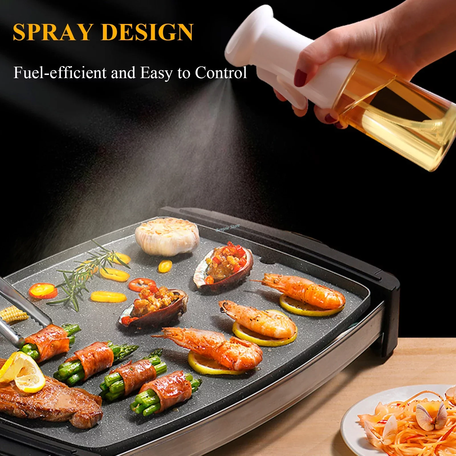 2PCS Pulverizador De Aceite Spray Kitchen Oil Spray Dispenser Bottle  Cooking Grilling Roasting Kitchen Accessories - AliExpress