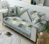 Cotton Fabric Four Seasons Sofa Cover Couch Cover Floral Plaid Printed Sofa Towel for Living Room lounge 5