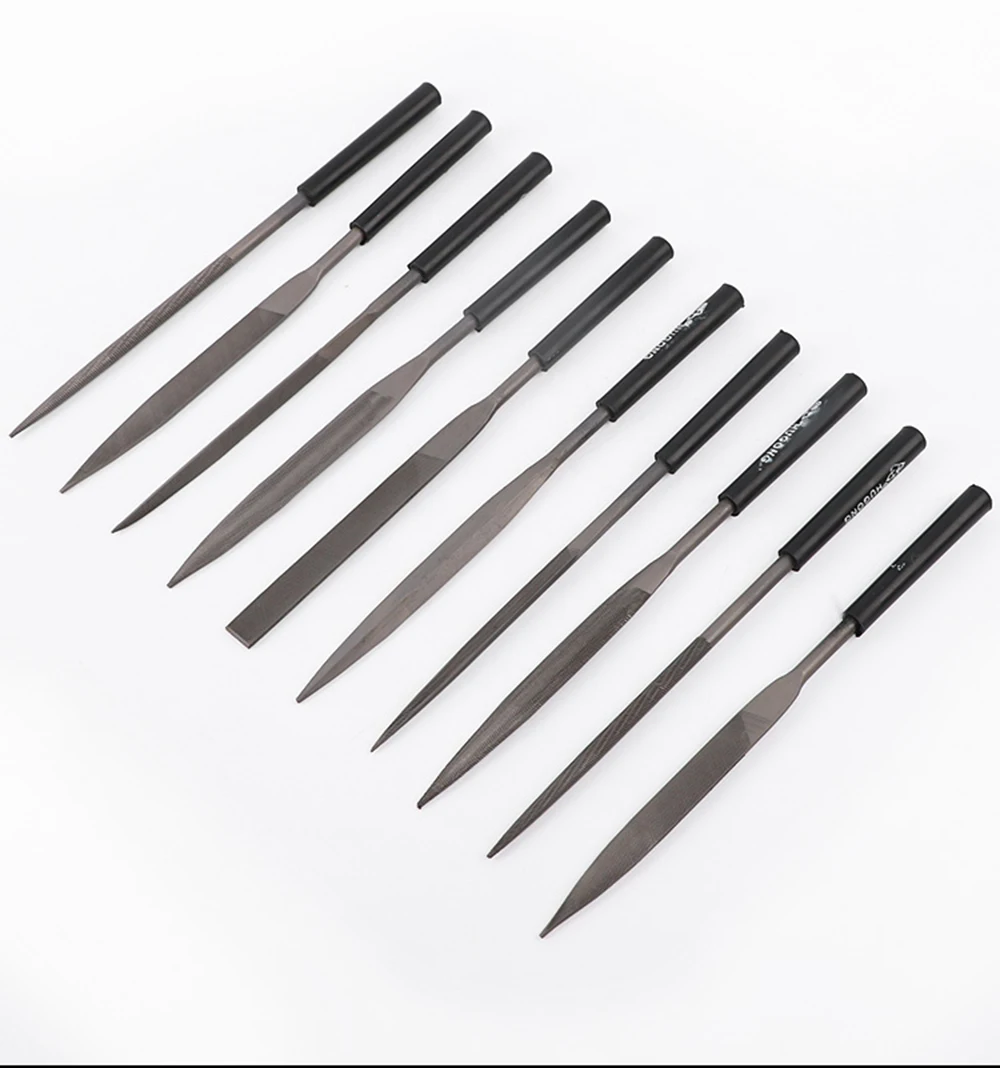 Diamond File Set 5x180mm Mini Needle File For Stone Glass Metal Carving