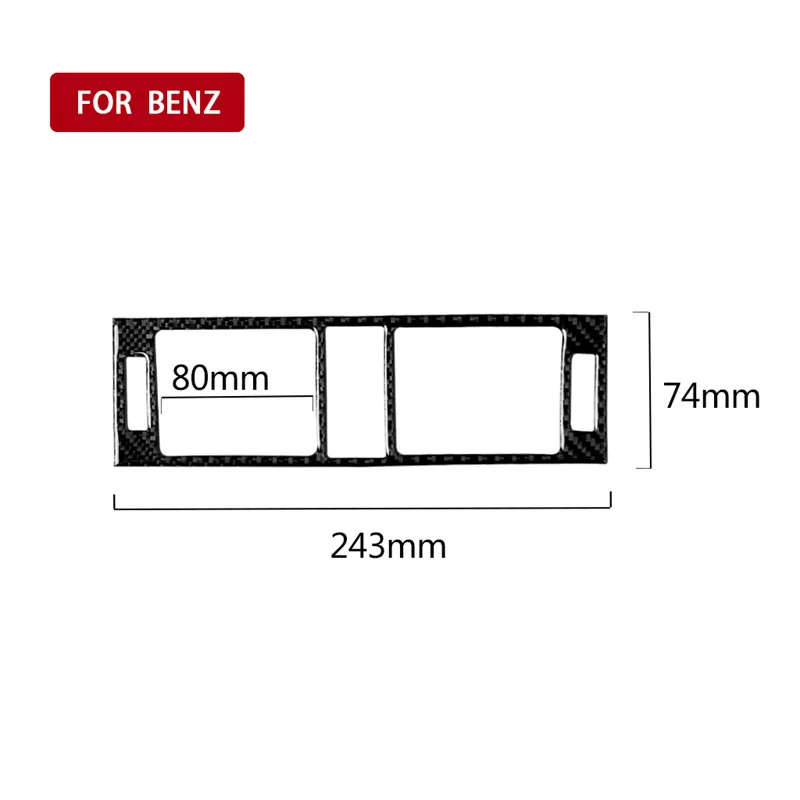 

Наклейки из углеродного волокна для Mercedes Benz C-Class W204 2007-2010, центральная консоль A/C, вентиляционная панель, отделка салона автомобиля, аксессуары