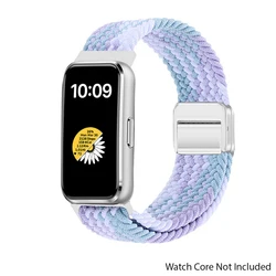 Braided Nylon Strap with Magnetic Buckle - Adjustable and Comfortable Watchband - Huawei 11Pro (Pu)