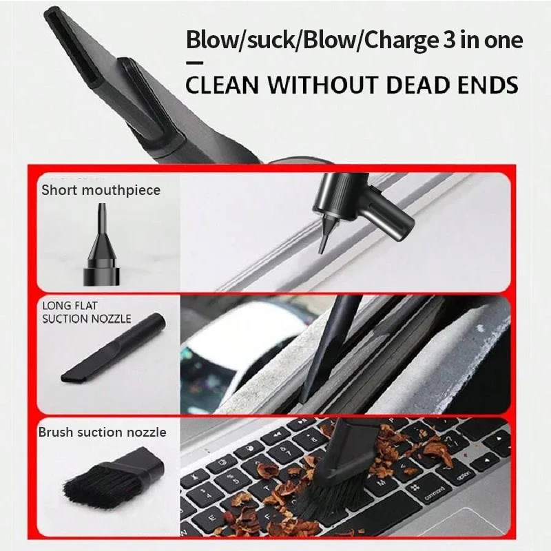 Xiaomi MIJIA Vacuum Cleaner 9800000 PA High Power Suction Blowing Double use Wireless Mini Handheld For Vehicle
