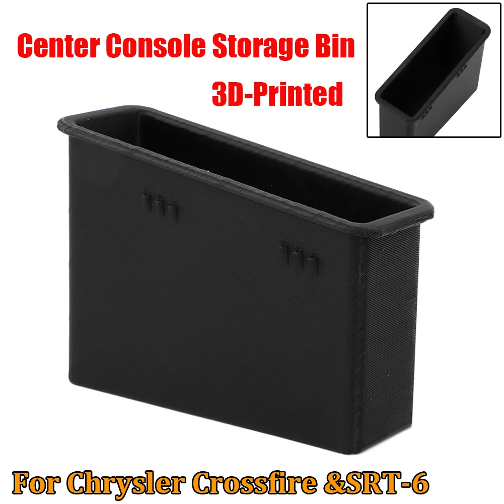Per Chrysler Crossfire E Srt-6 Center Console Storage Bin 3D-Printed Riproduzione Plastica Abs