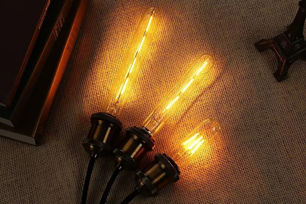 Ampoule,T1256w2700KAmpoule LED E27, rétro Edison, vintage, Filament