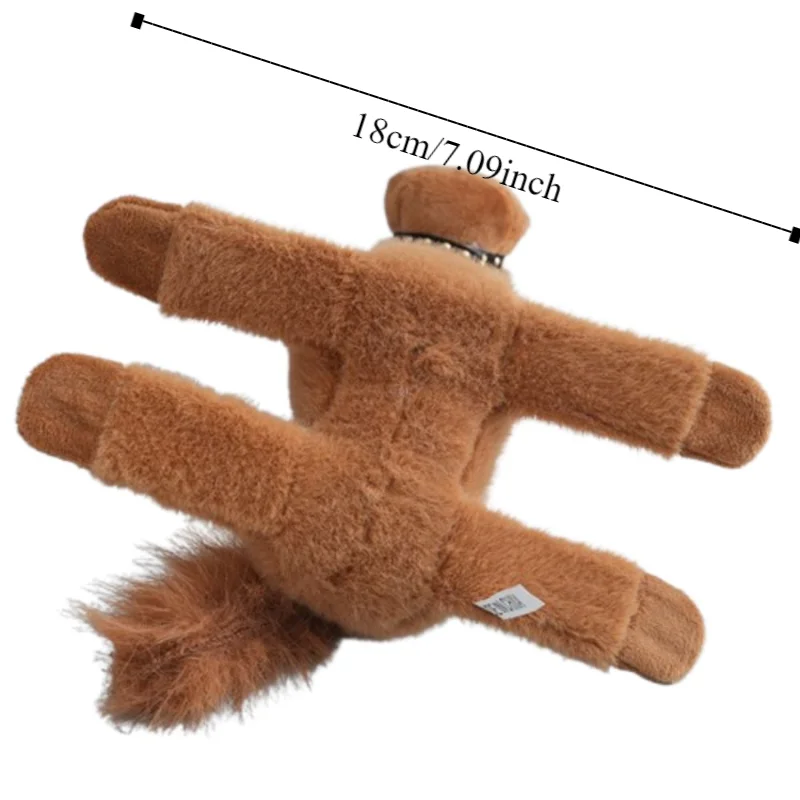 Plush Toy Wrist Style Slap Bracelet Series Cute Doll 18cm Plush Doll Slap Bracelet Soft Simulated Horse Doll Christmas Toy