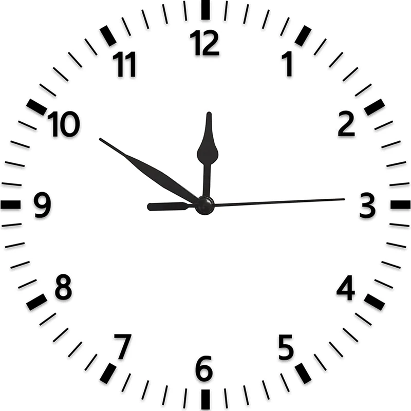 1Set Clock Movements DIY Wall Clock Battery Operated Mechanism Matching Parts And Pointers Shaft Length 22Mm Black clock replacement parts clock movement