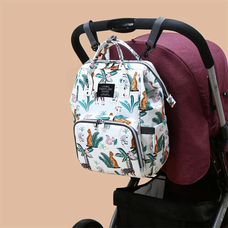 Baby car bag Cartoon Mommy Bags Large Capacity Backpack Multifunctional  Lightweight Maternity mochila pañales 기저귀가방