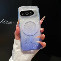 Magnetic Phone Case with Glossy Self - Repairing Finish - Summer Dreamy Powder for Google Pixel 11 (H3)