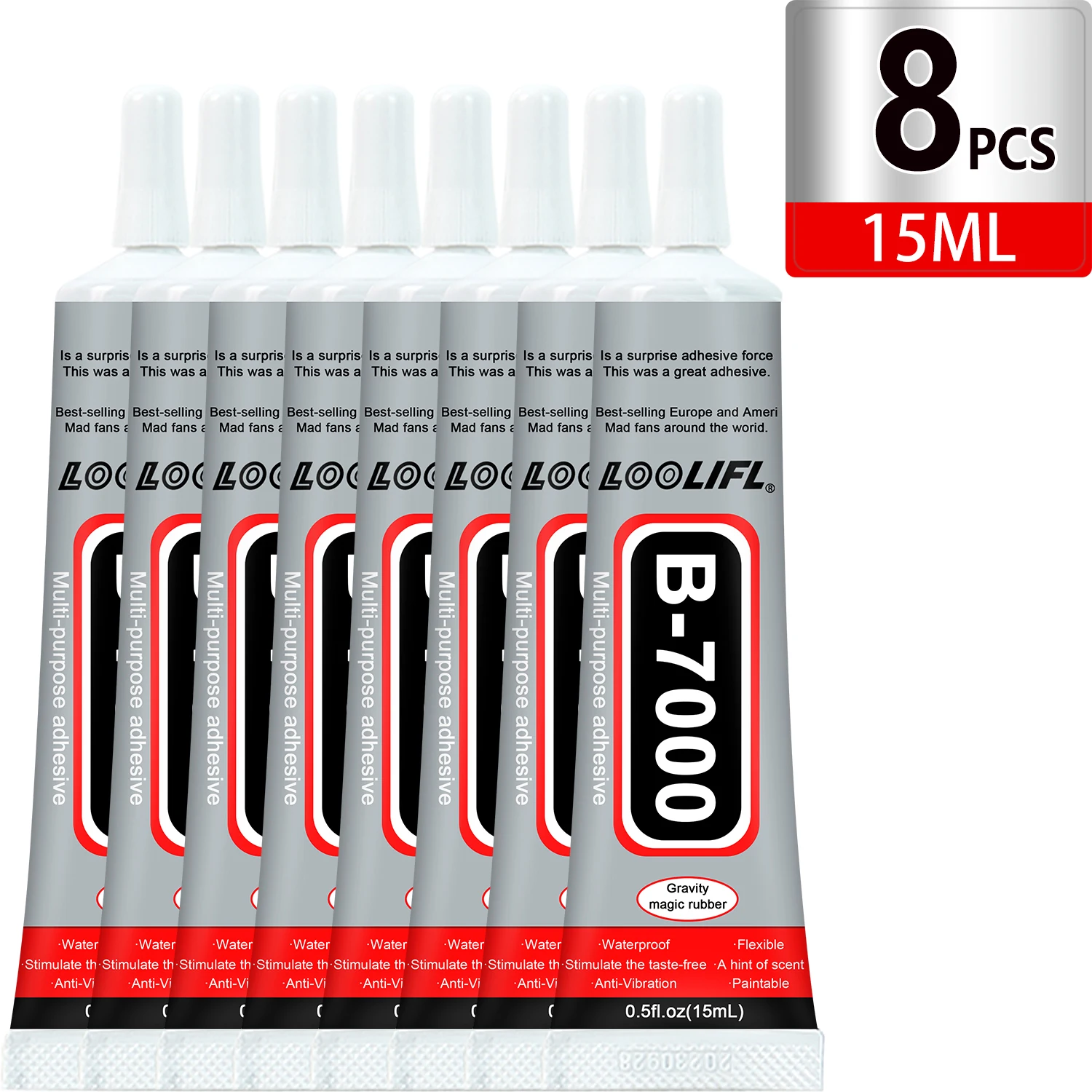 High-Strength Waterproof Transparent Repair Adhesive with Precision Applicator - Ideal for Screen, Glass, and Plastic DIY Projects