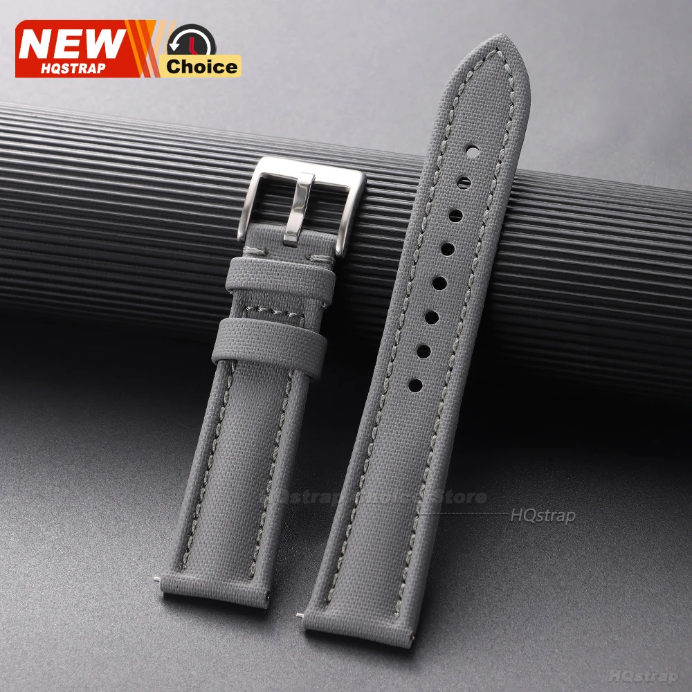 Versatile Canvas Nylon Quick Release Watch Band - Universal Fit