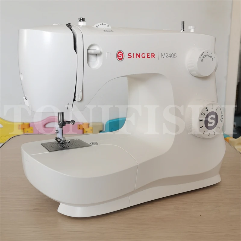 Singer M2405 Desktop Multifunctional Household Sewing Machine Eat Thick  Material Electric Sewing Machine With Lock Edge Keyhole