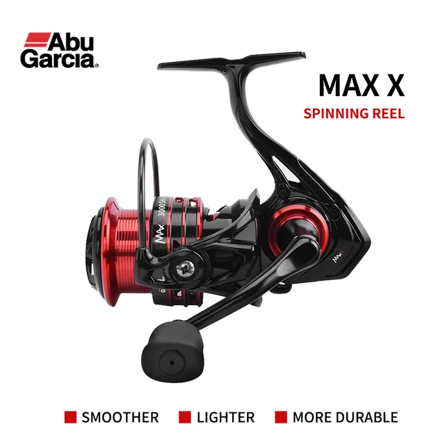 ABU GARCIA MAX X Spinning Fishing Reel 4+1 BB 6.0:1 Max Drag 8 KG Sea Fish  Ocean Boat Rock Fishing Spinning Reel - AliExpress