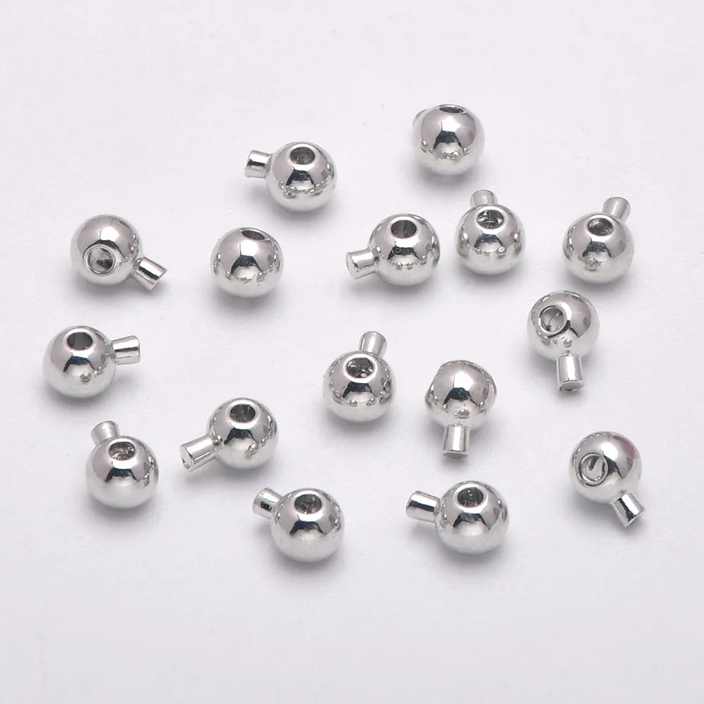 3,2mm Messing Crimp perlen lose Rondelle Spacer Perlen Crimp Charms Zubehör für Armband Halskette Schmuck herstellung – Detail 6