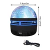 USB Aurora Projection Mini Lamp Creative Atmosphere Night Light Ground Projector Photo Lamp for Birthday Gift 1
