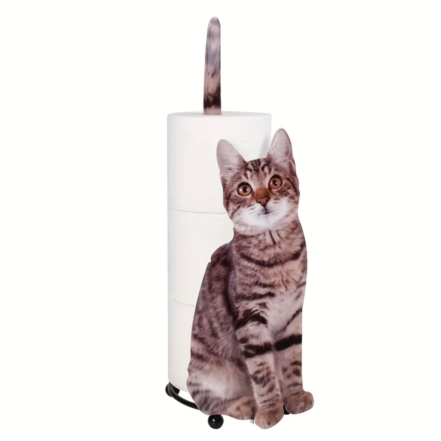 Adorable Cat-Shaped Napkin Holder - Durable Metal Tissue Dispenser for Dining Rooms, Hotels & Homes - A Chic Tabletop  Solution  2