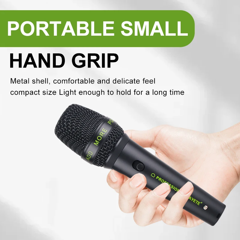 C350 전문 유선 마이크, 노래방 무대 사용, 슈퍼 카디오이드 다이나믹 보컬 마이크, 금속 소재 핸드헬드 마이크