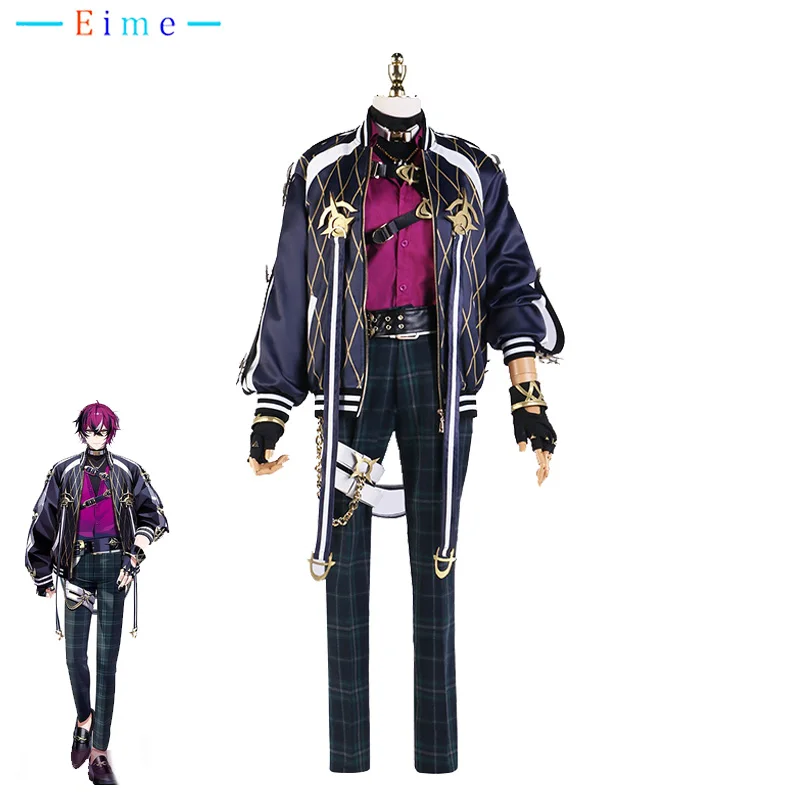 Doppio Dropscythe 코스프레 의상 Nijisanji XSOLEIL Vtuber 코스프레 파티 정장, 할로윈 유니폼 애니메이션 의류 맞춤 제작