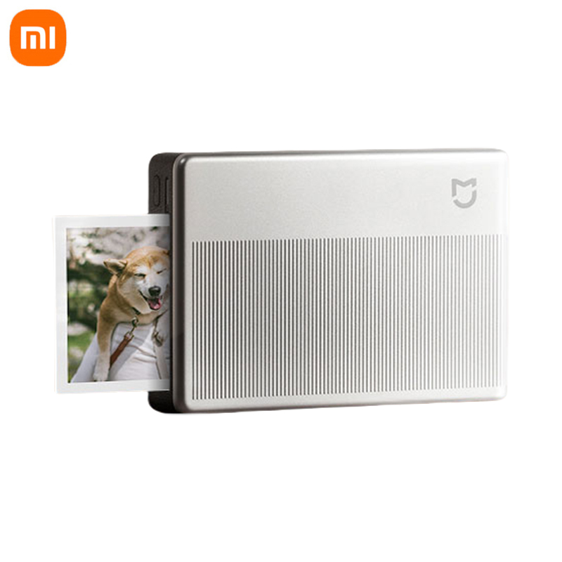 New Xiaomi Mijia Pocket Photo Printer 1S Smart Mini Pocket Wireless Bluetooth Thermal Print AR Video ZINK Works With Mi Home App