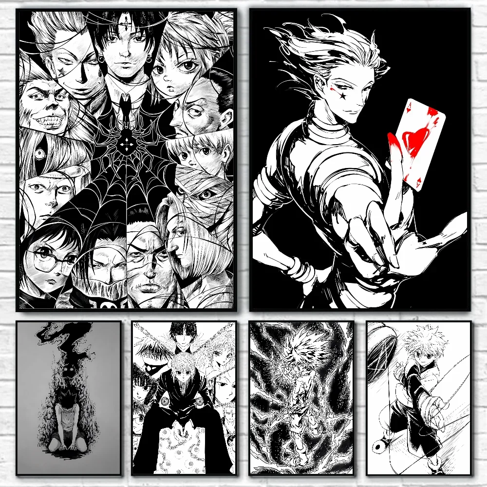 Anime Hunter X Hunter Poster Poster Print Home Living Room Bedroom Entrance Bar Cafe Art Painting Decoration 1