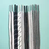High Quality 120cm Round Black White Sholeaces Sneakers High-top Canvas Basketball White Shoe Strings Laces Accessories