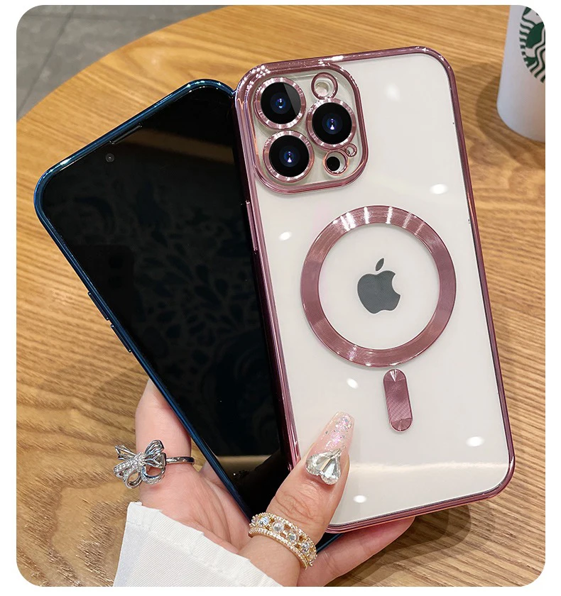Luxury MagSafe Magnetic Case | Slim Wireless Charging Cover with Camera Protection