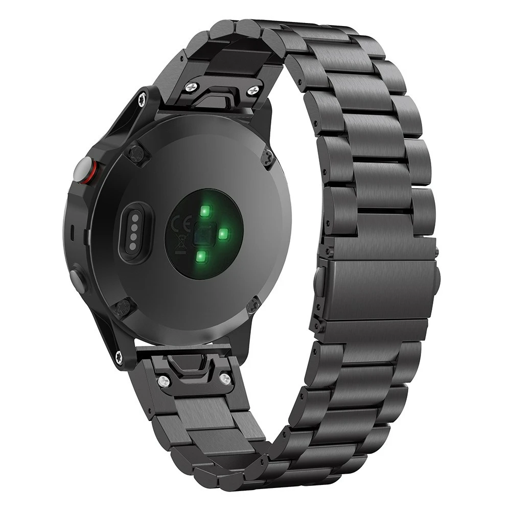 Quick Fit Metal Strap | Elegant Watchband Bracelet, 26-20mm Adjustable Width
