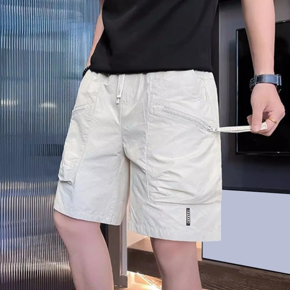 Men's Clothing Shorts Invisible Open Crotch Outdoor Sex Summer Cargo Pants Leisure Hiking Sweatpants Loose Eroticism Trousers