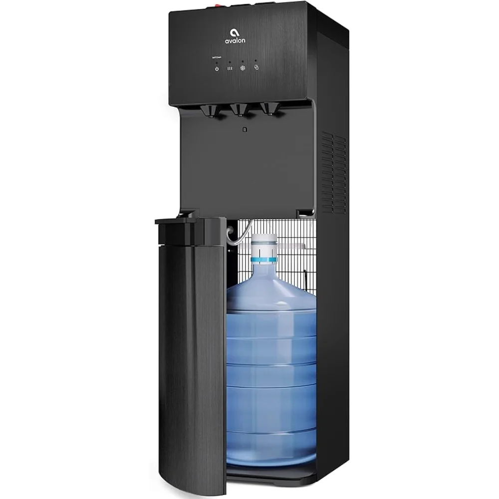 

Avalon A3BLK Self Cleaning Bottom Loading Water Cooler Dispenser, 3 Temperature-UL/Energy Star Approved-Black Stainless Steel