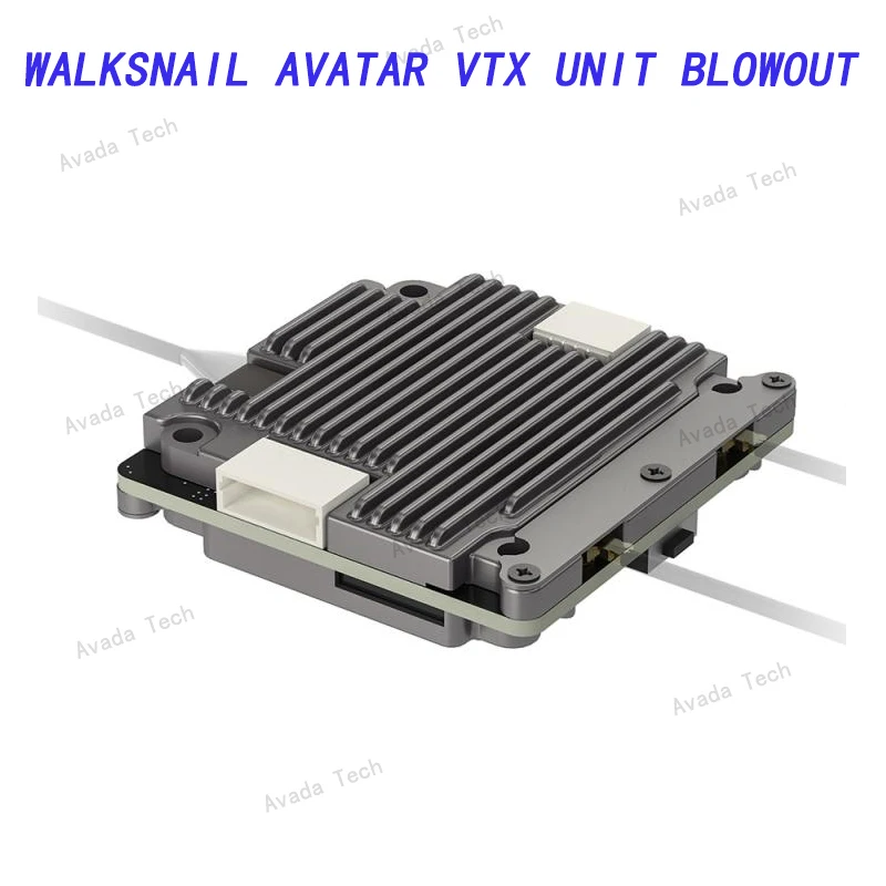 

Avada Tech WALKSNAIL AVATAR VTX UNIT BLOWOUT в среднем 22 мс с внутренним хранилищем 8 ГБ, диапазон 4 км и разрешение 1080P.
