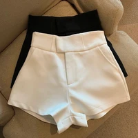 MEXZT Y2K Streetwear Black Shorts Women Elegant High Waist White A Line Wide Leg Suit Short Sexy Club Slim Hot Short Pants New - Image 2