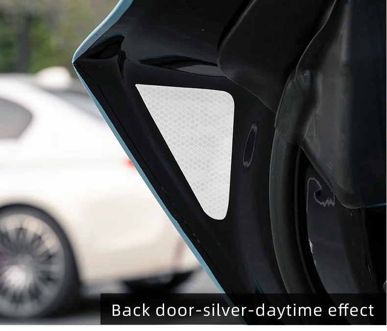 For Tesla Model Y/3 2025 2024-2018 Car door warning sticker Night reflective sti