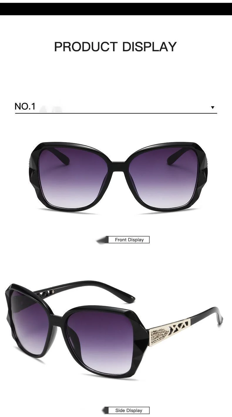 Nouvelles lunettes de soleil les plus vendues, lunettes de soleil à la mode européenne et américaine, lunettes de soleil rétro à grande monture pour femmes, lunettes de soleil célèbres sur Internet_voghion.com