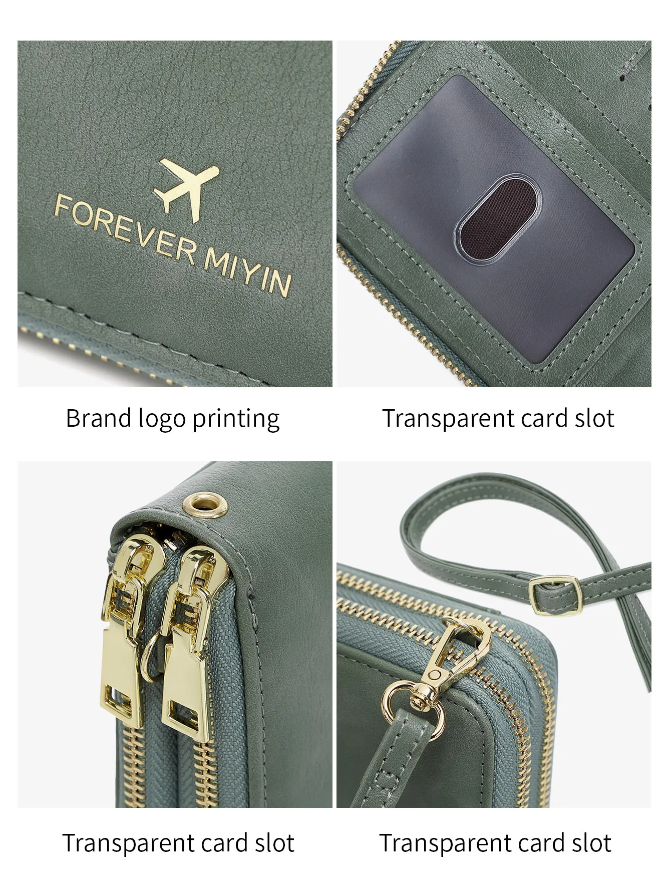 Porte-Passeport Familial Sac Documents PU Étanché - Portefeuille Voyage Multifonction Avec Poche Téléphone