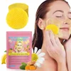40pcs/pack Turmeric Kojic Acid Cleansing Pads Exfoliating Pad Facial Sponges For Cleansing Exfoliating Daily Cleansing Skin Care 1