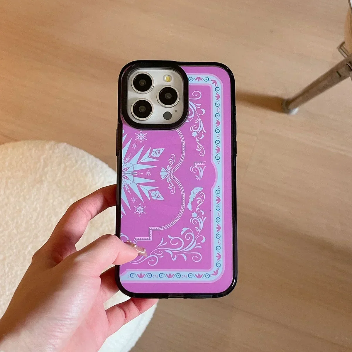 MagSafe Acrylic Snowflake iPhone 11 12 13 14 15 Pro Max Case - Protective iPhone Case with MagSafe