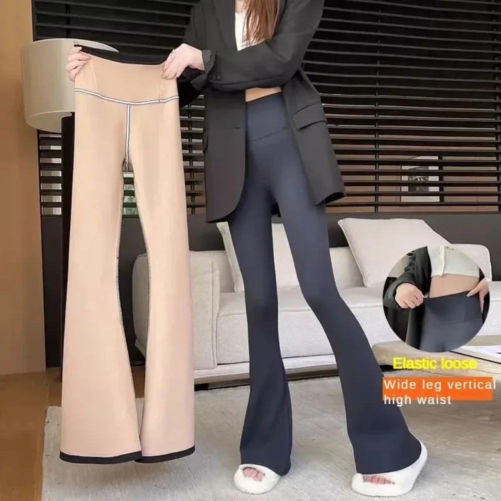 

Женские леггинсы, одежда в готическом стиле, штаны с высокой талией, утепленные штаны для йоги на осень и зиму