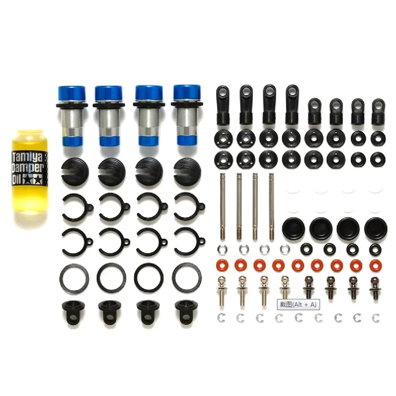 

Shock Absorber Aluminum Oil Dampers OP-1670 54670 For Tamiya WR-02 GF-01 G6-01 XV-01 WR02 GF01 G601 XV01 1/10 RC Chassis Cars