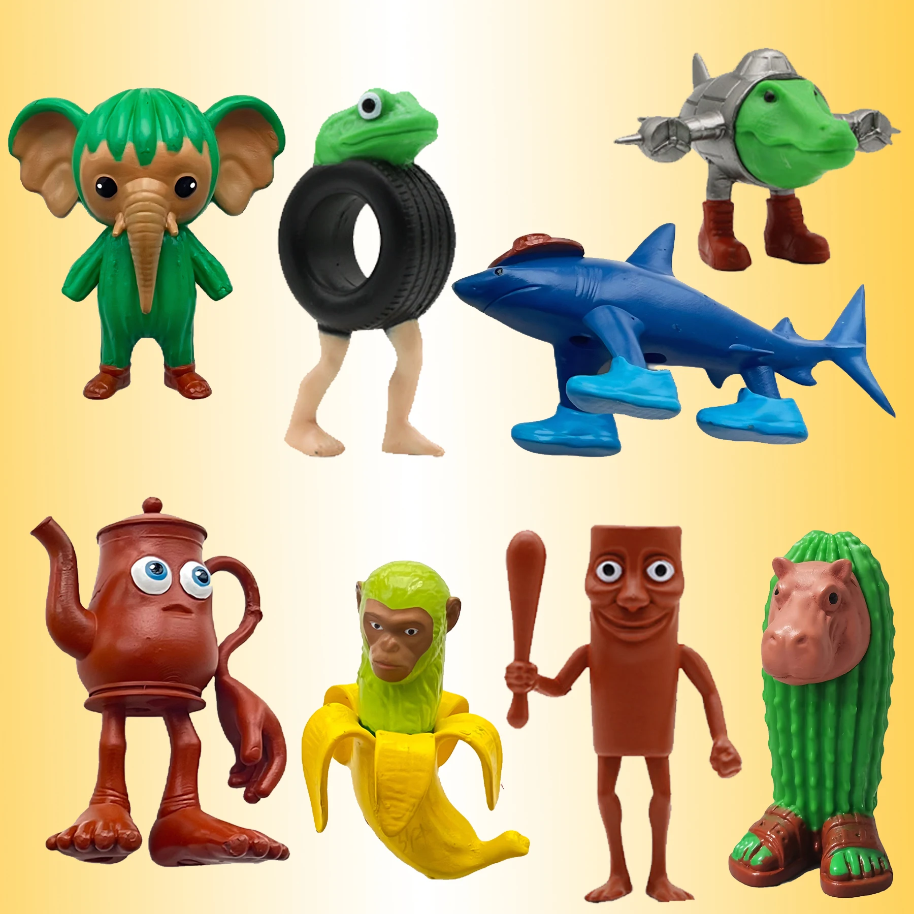 6-18pcs tung sahur figure cartoon toy tralalero tralala