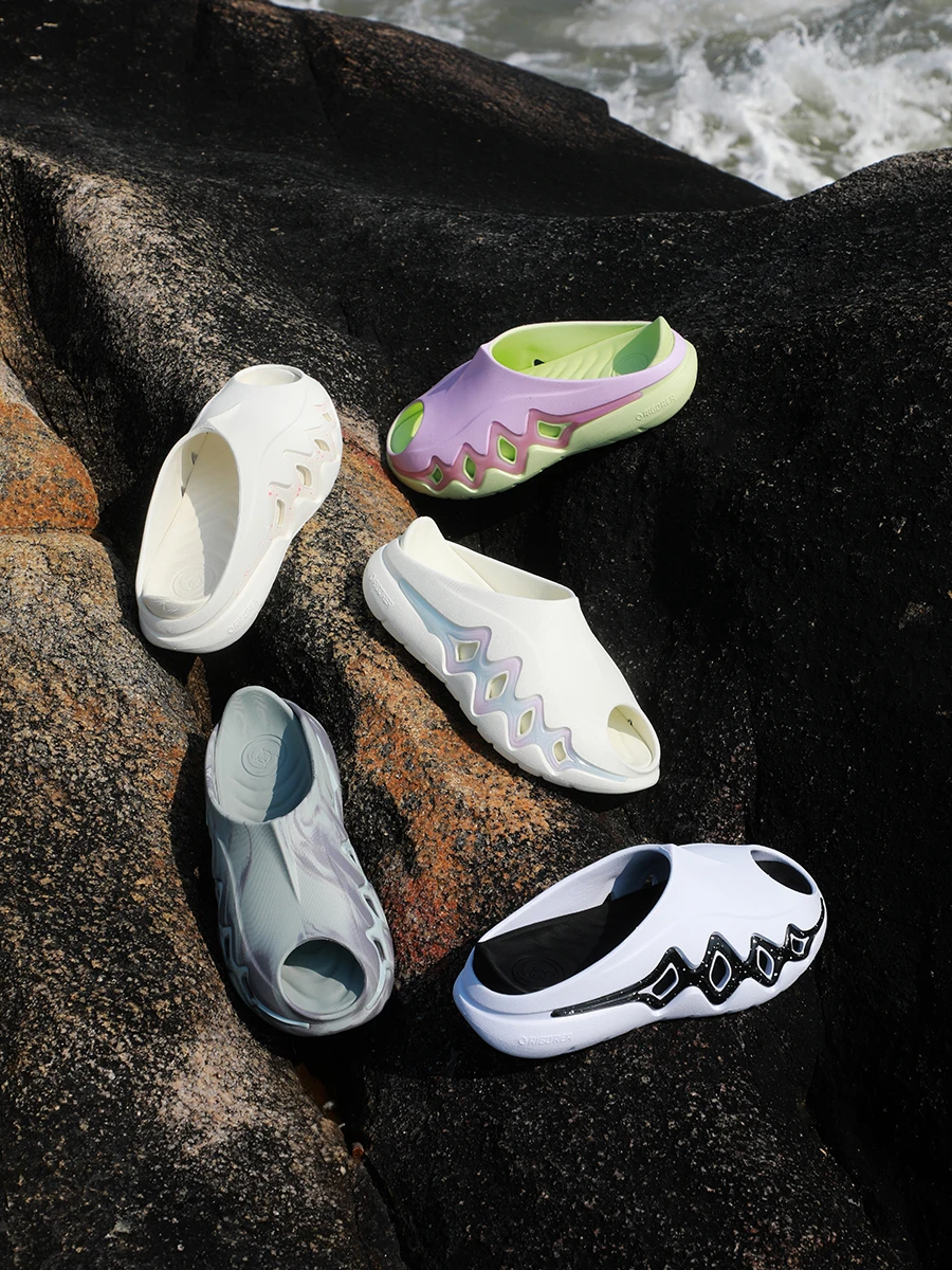 Summer Must - Haves! RIGORER Shark 3.0 Couple's Sports Slippers, Perfect for Every Activity Basketball Slippers 5