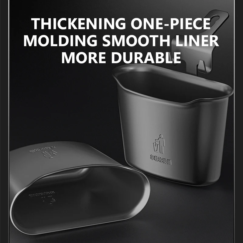 Car Trash Box with Mobile Phone Holder Hook