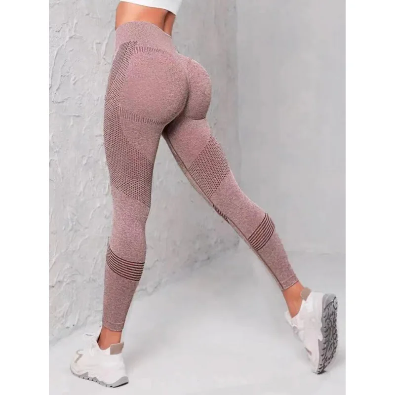 Women 3D Sport Yoga Leggings High Waist Breathable Tummy Control Butt Lifter for Daily Outdoor Fitness