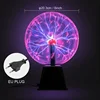 Novelty Magic Crystal Plasma Ball Touch Lamp 3/4/5/6/8Inch LED Night Light Kid Birthday Christmas Gift Decor Electrostatic Flash 1