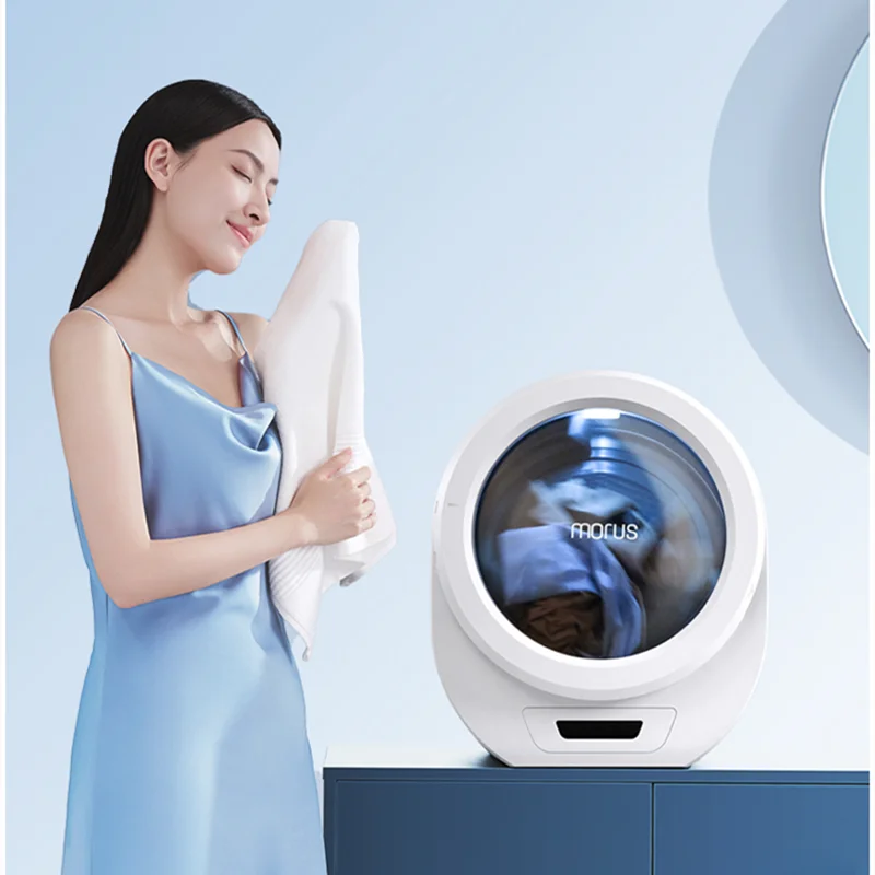 Morus Clothes Dryer Automatic Mini Vacuum Sterilization Spin Dryer Drying  Machine for Baby Clothes Laundry Dryer Fast Drying