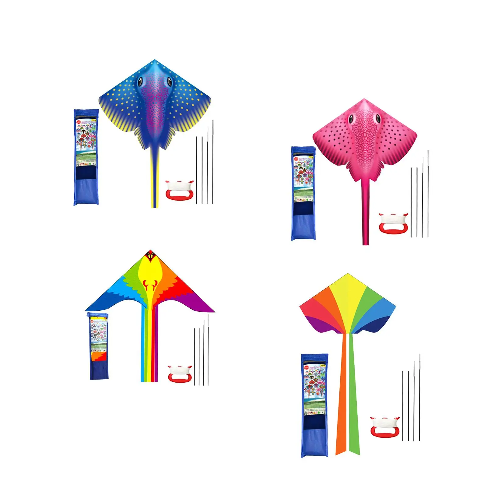 Huge Kite Novelty Stable Lightweight with Rope Animal Shape Durable Sports Kite for Festival Outdoor Game Lawn Travel Garden