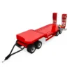 1/14 RC Metal 4 Axles Full Trailer Tail-board for Remote Control Tractors Trucks Dumper Cars Model Toy with Battery TH23496 1