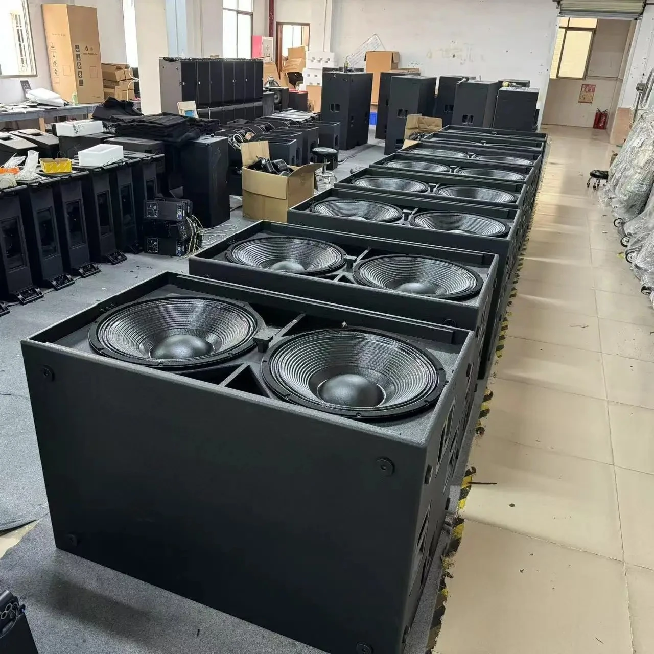 Sub 9006-AS Dual 18 Inch Active High Power Subwoofer RCF