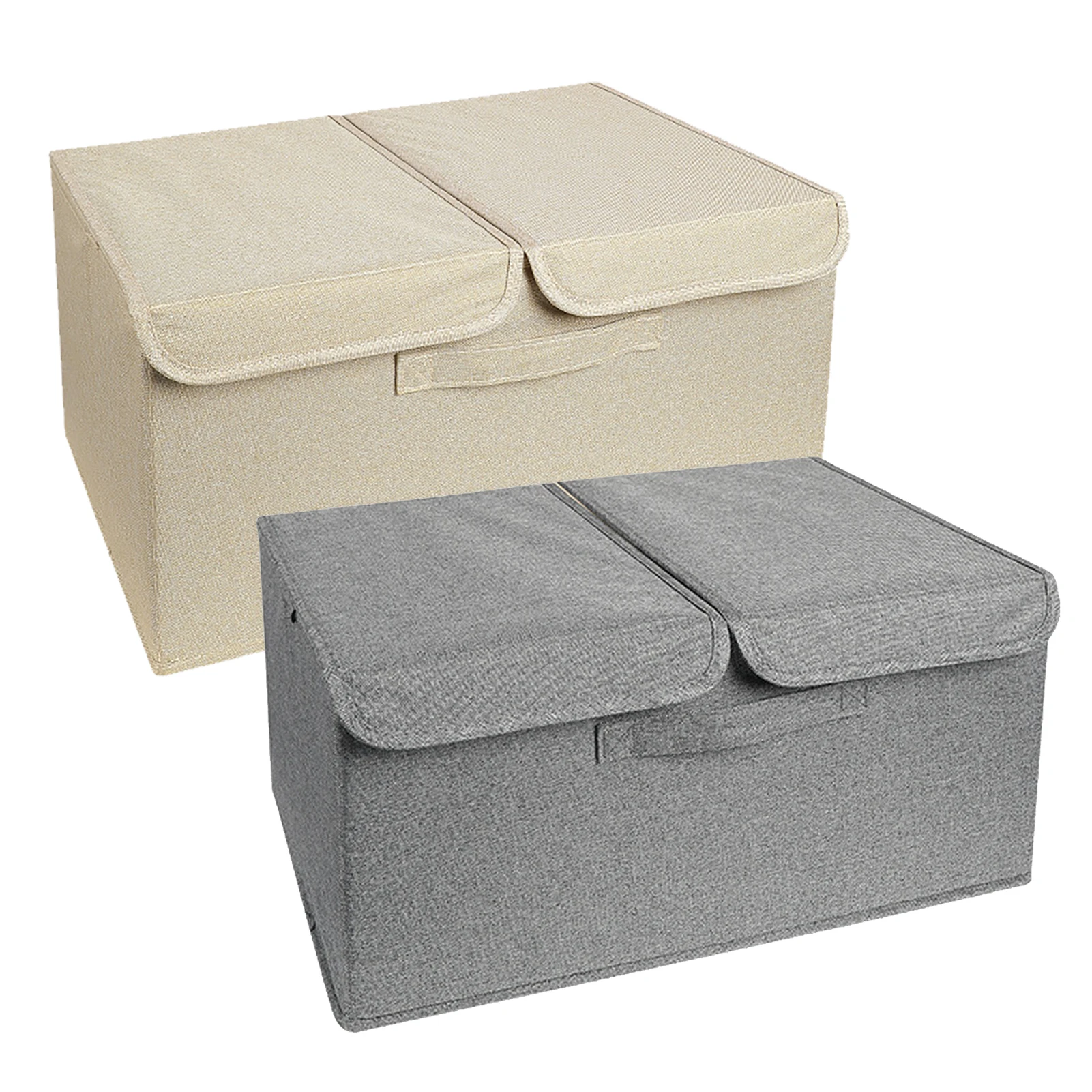 

Underwear Socks Storage Organizer with Double Lid Foldable Thick Sock Underwear Storage Case for Socks Bras Ties Towels