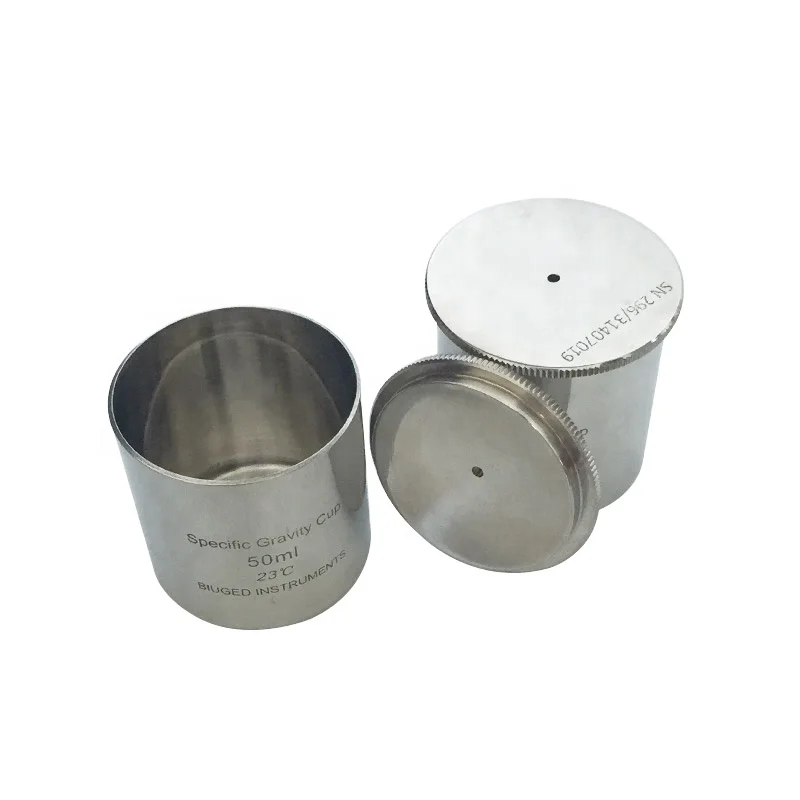 

Stainless Steel Density Cup / Specific Gravity Cup